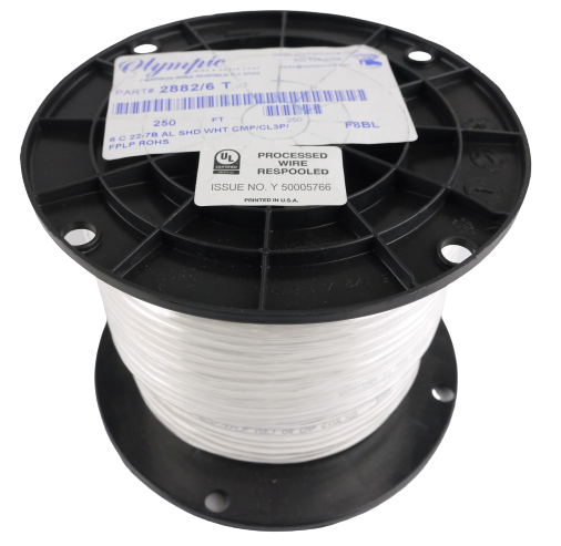 Olympic 2882/6T 22-6 Copper Wire 250' Roll – Shop&Lock Security Distribution